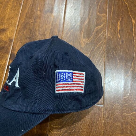 Champion DEA Atlanta Embroidered Strapback Hat Navy Blue Men's One Size - Picture 4 of 7